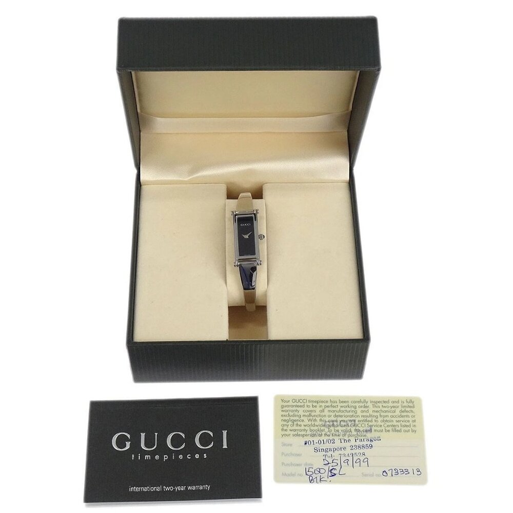 Gucci 1500L Quartz Watch SS 154305 - Picture 3 of 12